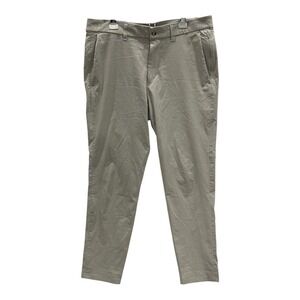 Lululemon Commission Slim‎ Fit Pants Ventlight Mens 34x31 Beige LM5AF5S Golf